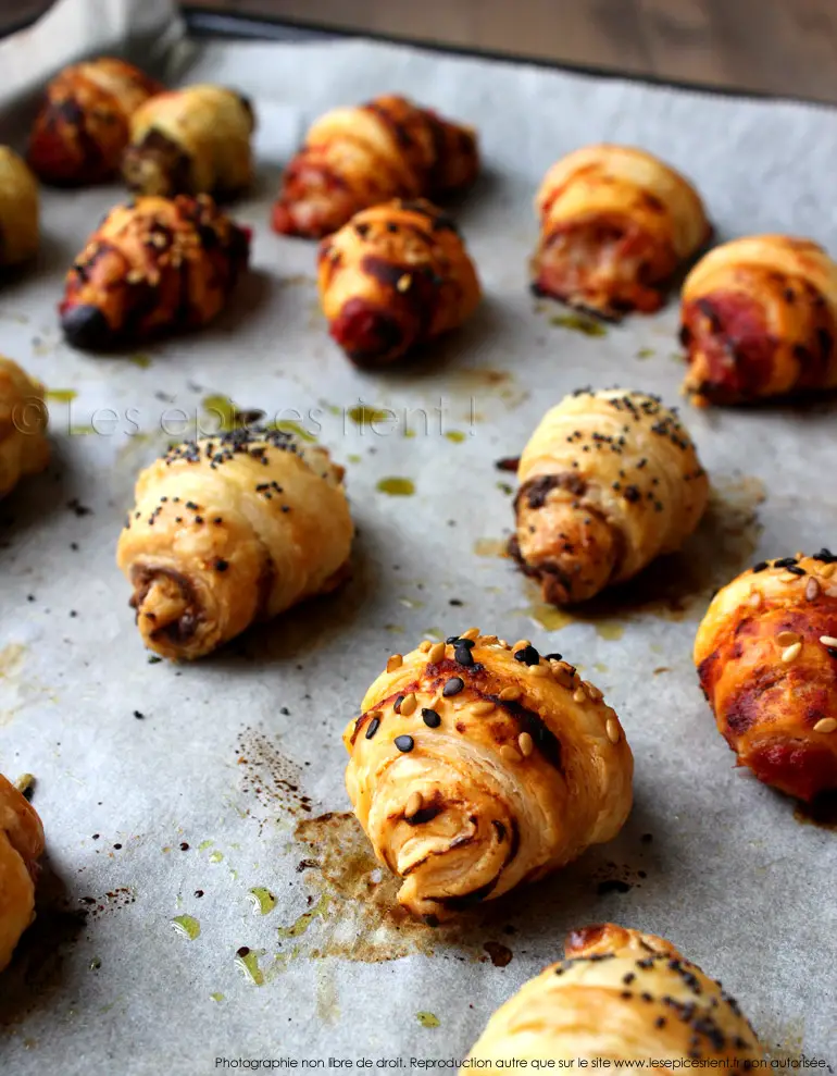 Minis croissants apéritifs