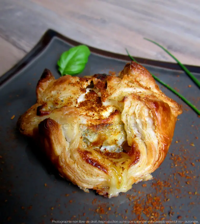 Paniers Feuilletes Au Sainte Maure Miel Et Oignons Caramelises