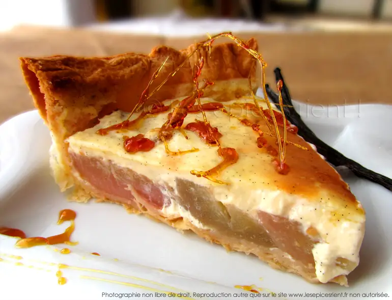 Tarte Aux Poires Pochees Au Gingembre Et A La Vanille Les Epices