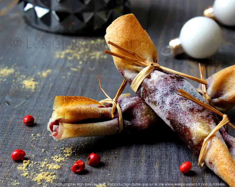Bonbons au foie gras & confit de cerise - gingembre