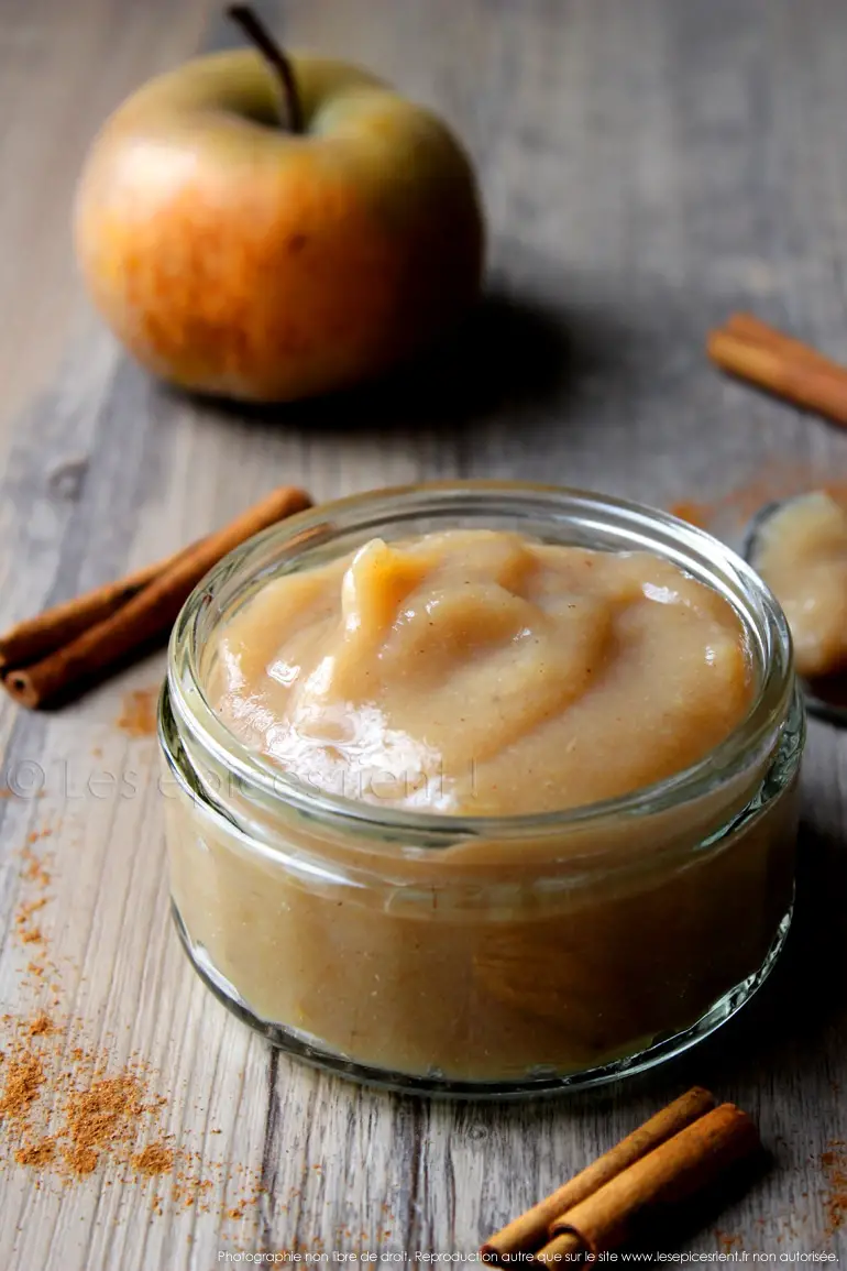 Compote Pomme Banane A La Cannelle Avec Ou Sans Thermomix Les