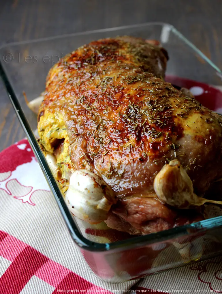 Cuisse De Dinde Farcie Sous La Peau Aux Epices Douces Les Epices