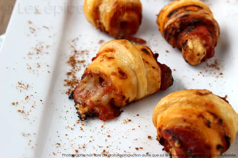 Petits Croissants Aperitifs Feuilletes Comme Des Pizzas Les