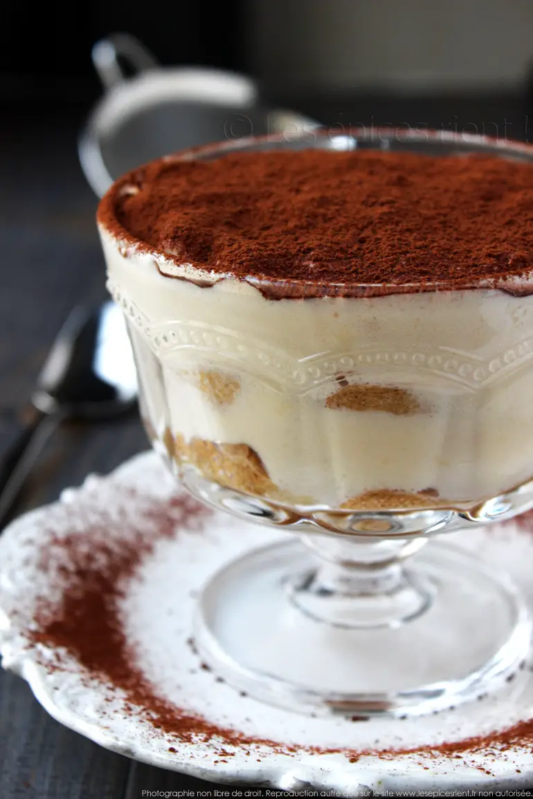 Mon Tiramisu Parfait A L Amaretto Les Epices Rient