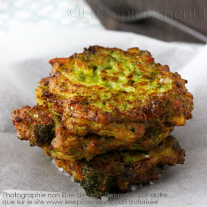 Galettes Croustillantes De Chou Fleur Et Brocolis Au Curcuma Et